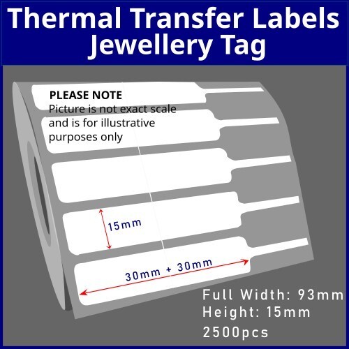 Jewellery Tag 93mm [x] 15mm - 2500pcs