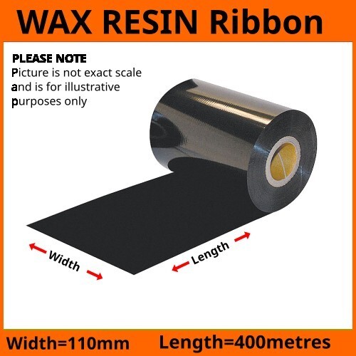 Premium Wax Resin 110mm x 400 Meters